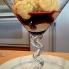 Chambord-Vanilla Ice Cream Sundae Chambord-Vanilla Ice Cream Sundae