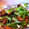 Grilled Plum Salad with Brandy-Mint Vinaigrette