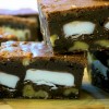 Palm Beach Brownies with Chocolate-Covered Mints