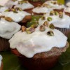 Zucchini Pistachio Cupcakes