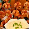 Devils on Horseback – Bacon Wrapped Shrimp with a Chili Garlic Remoulade