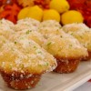 Lemon Mini Muffins with Lime-Scented Sugar