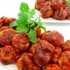 Chicken Meatballs with Chipotle-Honey Sauce