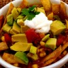 Corn and Salsa Tortilla Soup