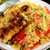 Citrus Fish with Bell Pepper Couscous