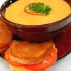 Cream of Roasted Tomato Soup with Parsley Croutons