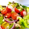 Green Salad with Smoky Buttermilk Ranch Dressing