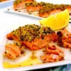Roasted Salmon with a Lemon-Herb Matzo Crust