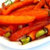 Maple Pan Roasted Carrots
