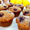 Lemon-Blackberry Muffins with Lemon Glaze
