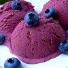 Blueberry Sour Cream Ice Cream