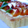 Nectarine-and Basil Shortbread Tart Nectarine-and Basil Shortbread Tart
