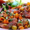 Spicy Chicken Thighs with Apricots and Olives