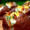 Mini Loaded Red Potatoes