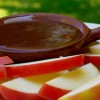 Chocolate Mint Apple Fondue