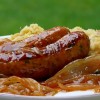 Cider-Glazed Chicken Sausages
