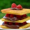 Nutella-Waffle Cake