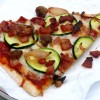 Zucchini, Bacon, Sausage & Shallot Pizza Zucchini, Bacon, Sausage & Shallot Pizza