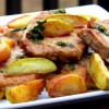 Pork Cutlets with Sweet and Sour Apples