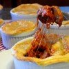 Sausage Pizza Pot Pies