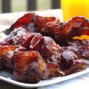 Bacon, Sausage & Ham Breakfast Kebabs with Marionberry-Cinnamon Barbecue Sauce Bacon, Sausage & Ham Breakfast Kebabs with Marionberry-Cinnamon Barbecue Sauce